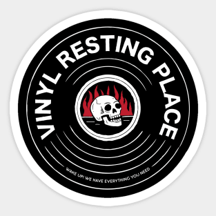 VINYL RESTING PLACE Sticker